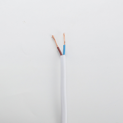 Płaski dwużyłowy kabel miedziany z miedzi CE, płaski kabel elektryczny odporny na pleśń