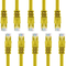 Wielokolorowy kabel Ethernet klasy 6